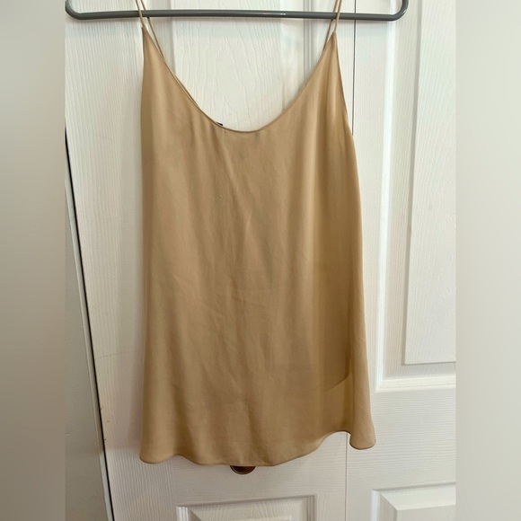 Theory Kashya Tank, 100% Silk - Nude, Size P (Small) - Picture 3 of 7